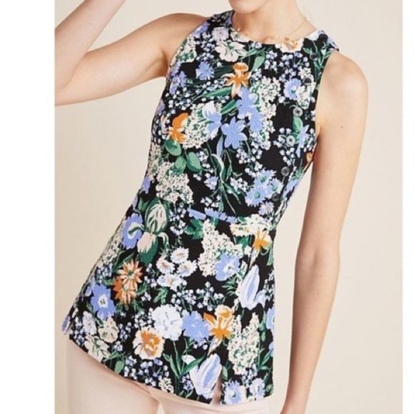 Maeve Tops - Maeve by Anthropologie Floral Brenner Top